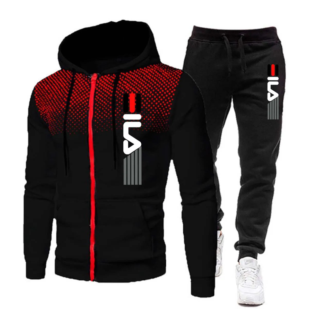 New Fashion Tracksuit For Men Hoodie Fitness Gym Clothing Men Running Set Sportswear Jogger Men'S Tracksuit Winter Suit Sports