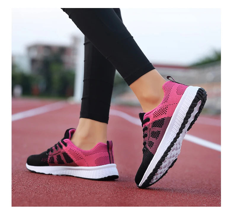 2024 Women Sport Shoes Fashion Platform Sneakers Ladies Spring Winter Flats Running Shoes for Woman