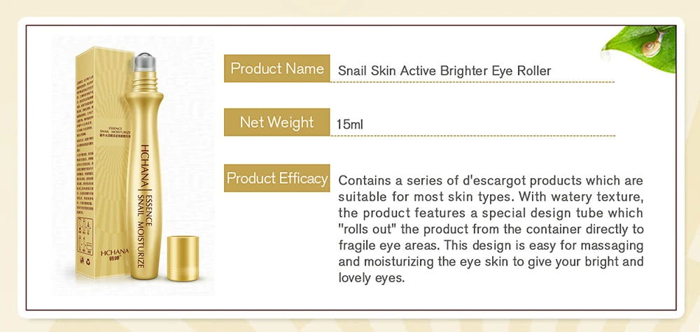 Skincare Snail Cream Collagen Cream Anti Aging Whiten Skin Face Cream Fade Dark Eye Circles Remove Eye Bags Eye Serum