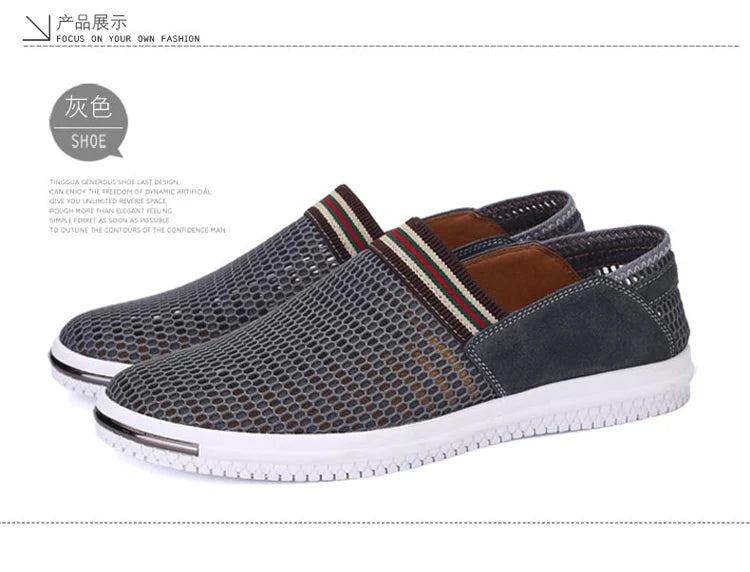 2023 Summer New  Men's   Fashion Trend Breathable Comfortable Lightweight Casual Flat Shoes