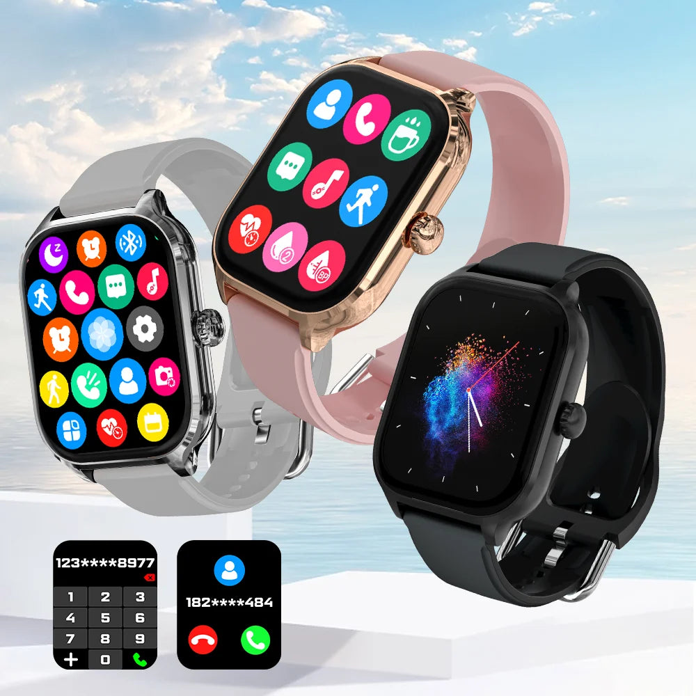 Smartwatch with Call Dialing, Calorie Tracking, Heart Rate & Oxygen Monitor