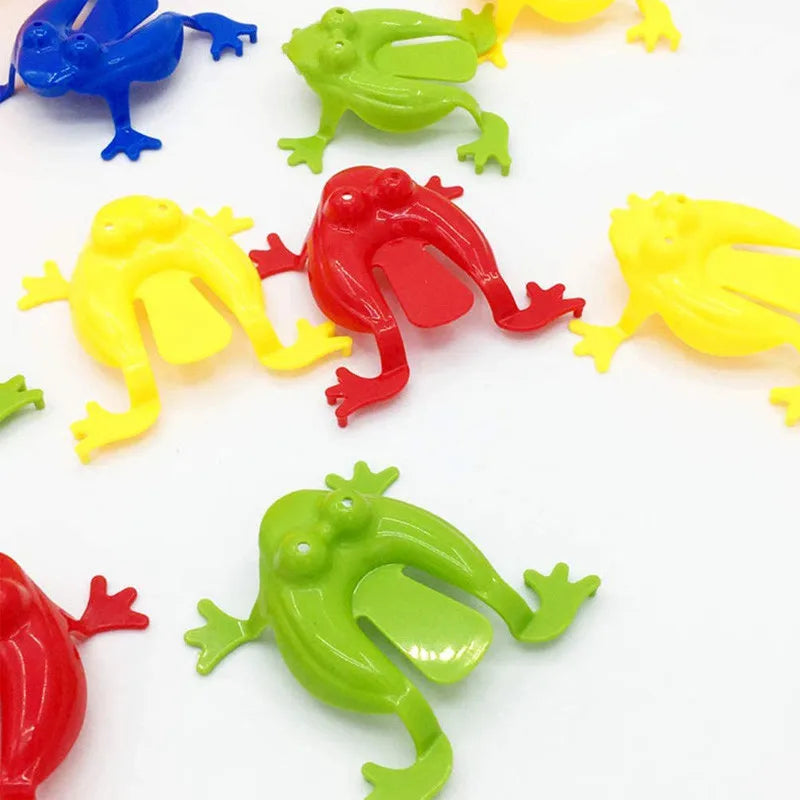 10-20Pcs Jumping Frog Bounce Fidget Toys For Kids Novelty Assorted  Stress Reliever Toys For Children Birthday Gift Party Favor