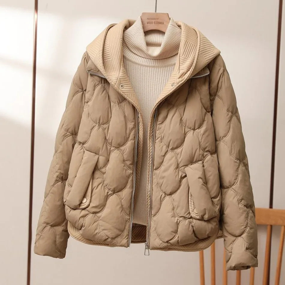 2024 Fashion Coats Korean Style Loose Comfort Quilted Coat Women Jacket Women Parkas Warm Jackets Casual Coat New Winter Clothes