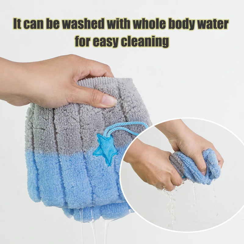 1 Pack Stitched Color Portable Knitted Toilet Mat Thickened Washable Antifreeze