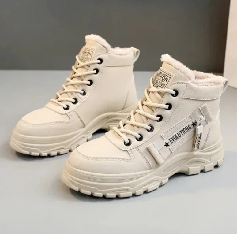 Winter Snow Boots for Women Casual High-top Shoes Warm Womens Sneakers Platform Ankle Boots Plus Size 45 Zapatillas De Mujer New