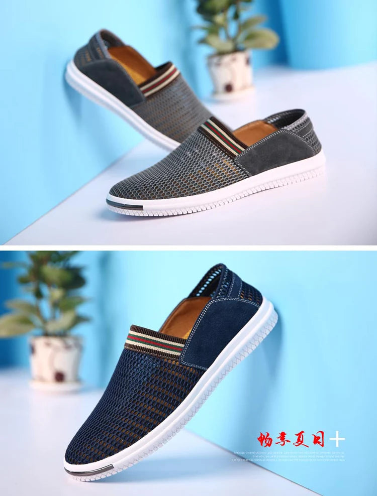 2023 Summer New  Men's   Fashion Trend Breathable Comfortable Lightweight Casual Flat Shoes