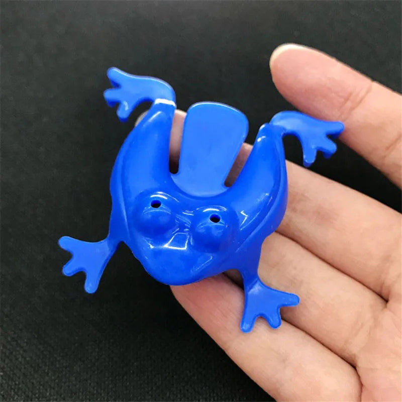 10-20Pcs Jumping Frog Bounce Fidget Toys For Kids Novelty Assorted  Stress Reliever Toys For Children Birthday Gift Party Favor