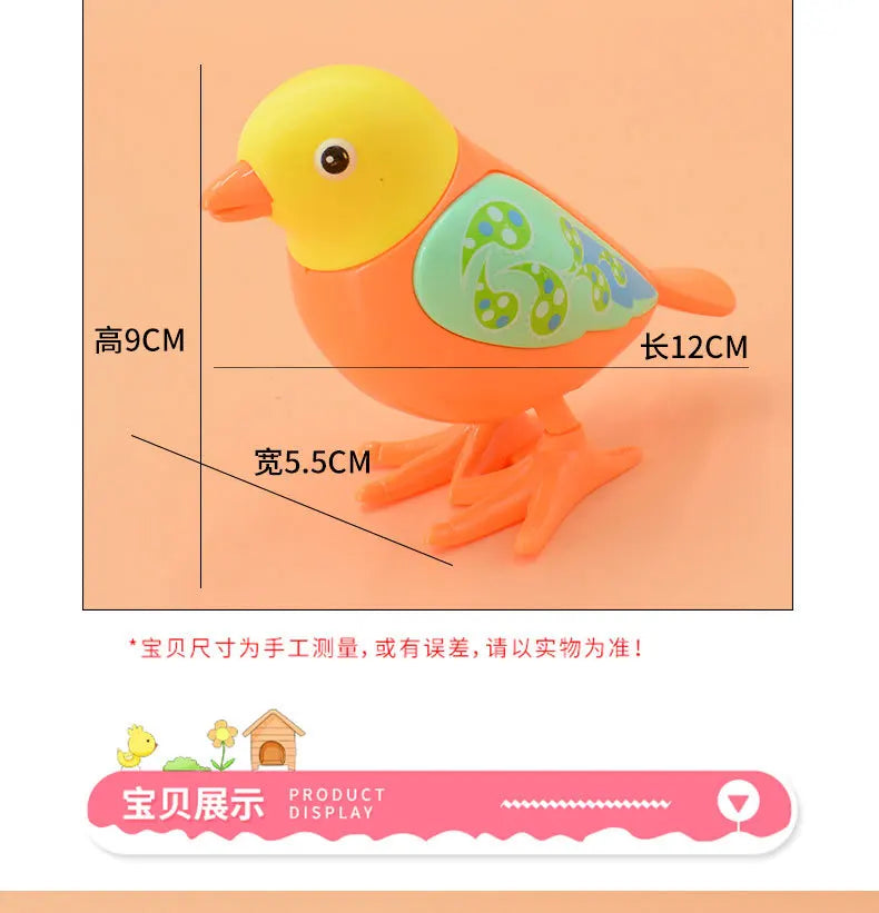 New Clockwork Toy Children's Cartoon Winding Creative Jumping Little Magpie Bird Puzzle Small Animal Baby Gift