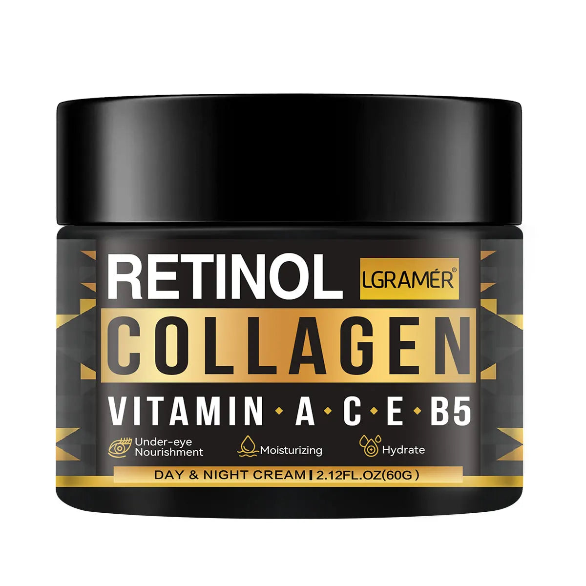 Men's Retinol Collagen Face Cream Skincare Moisturizing Brightening Hydrating Smooth Wrinkles Firming Facial Face Men Skin Care