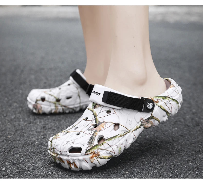 2024 Summer Men's Sandals New Home Garden Shoes Comfortable and Lightweight Men Slippers Non-Slip Soft Bottom Flip Flop Sandals