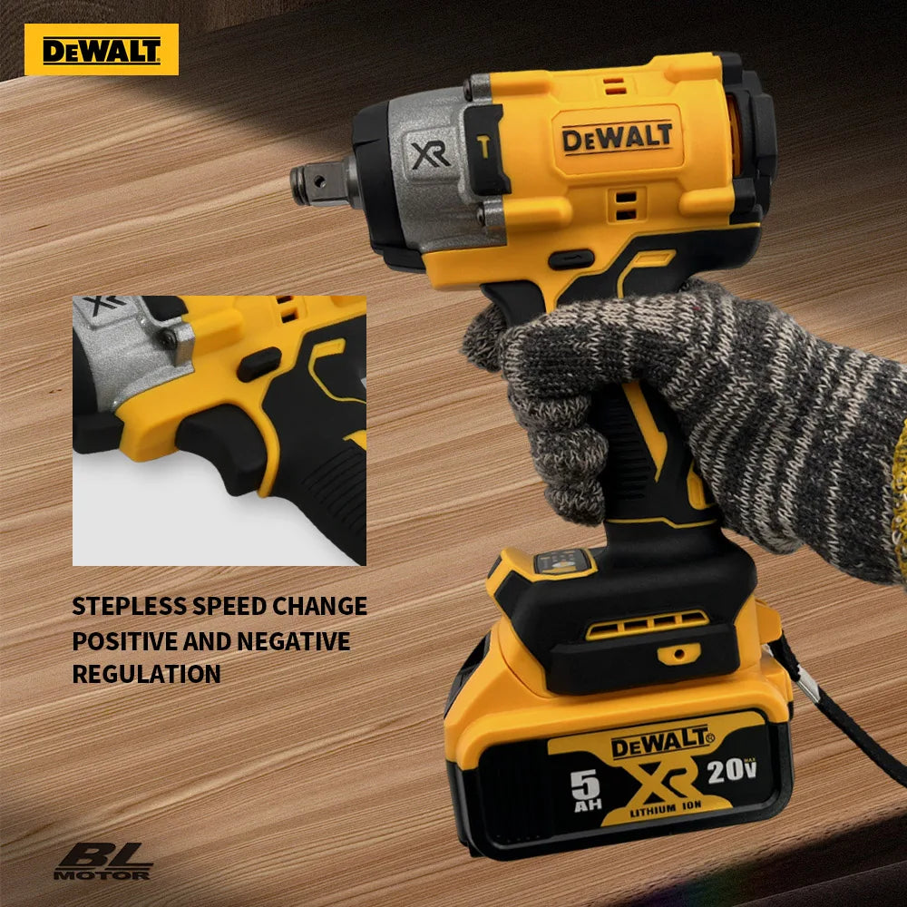 Dewalt 20V Brushless Impact Wrench: 3000RPM Cordless  for Car & Truck Repairs