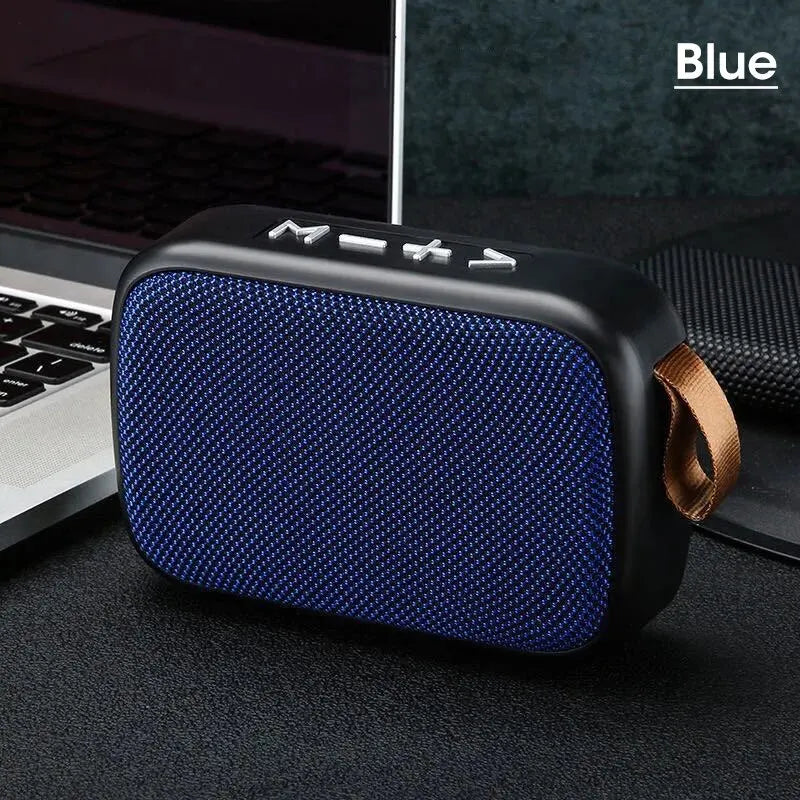 Portable Wireless Bluetooth Speaker -  Subwoofer, Mini Home Cloth Card Design