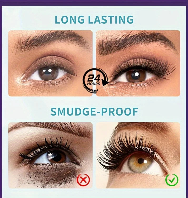 5D Extreme Volume Lash Mascara,Waterproof And Long-Lasting,Natural Thickening And Curling Eyelash Extension