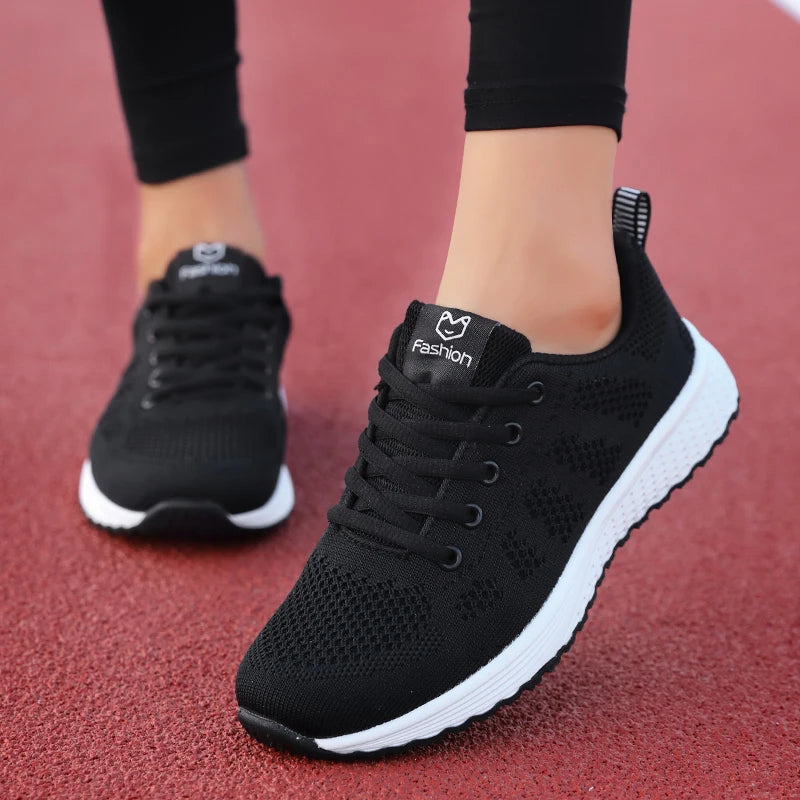 2024 Women Sport Shoes Fashion Platform Sneakers Ladies Spring Winter Flats Running Shoes for Woman