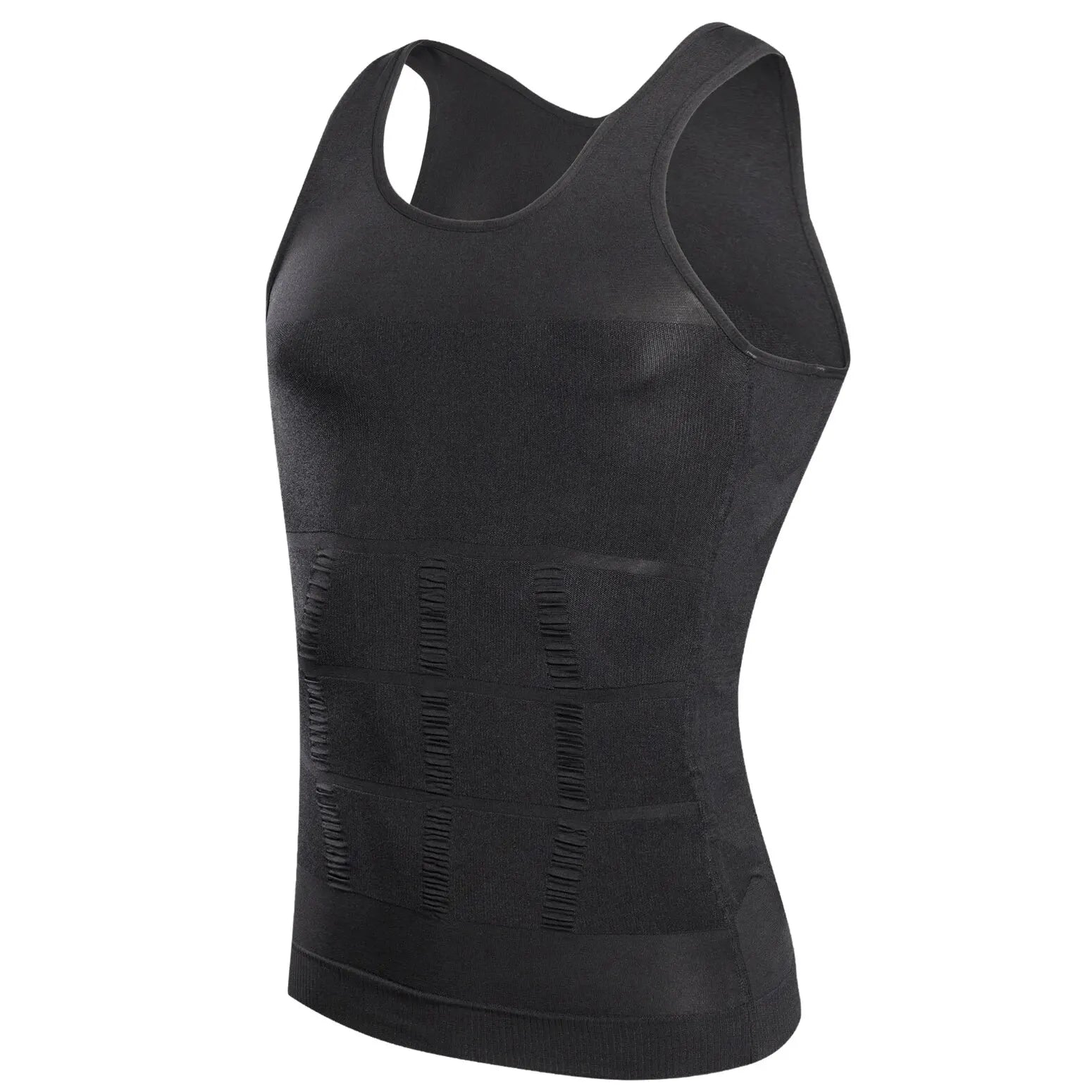 YBFDO Men's Slimming Body Shaper Compression Vest - Waist Trainer Tank