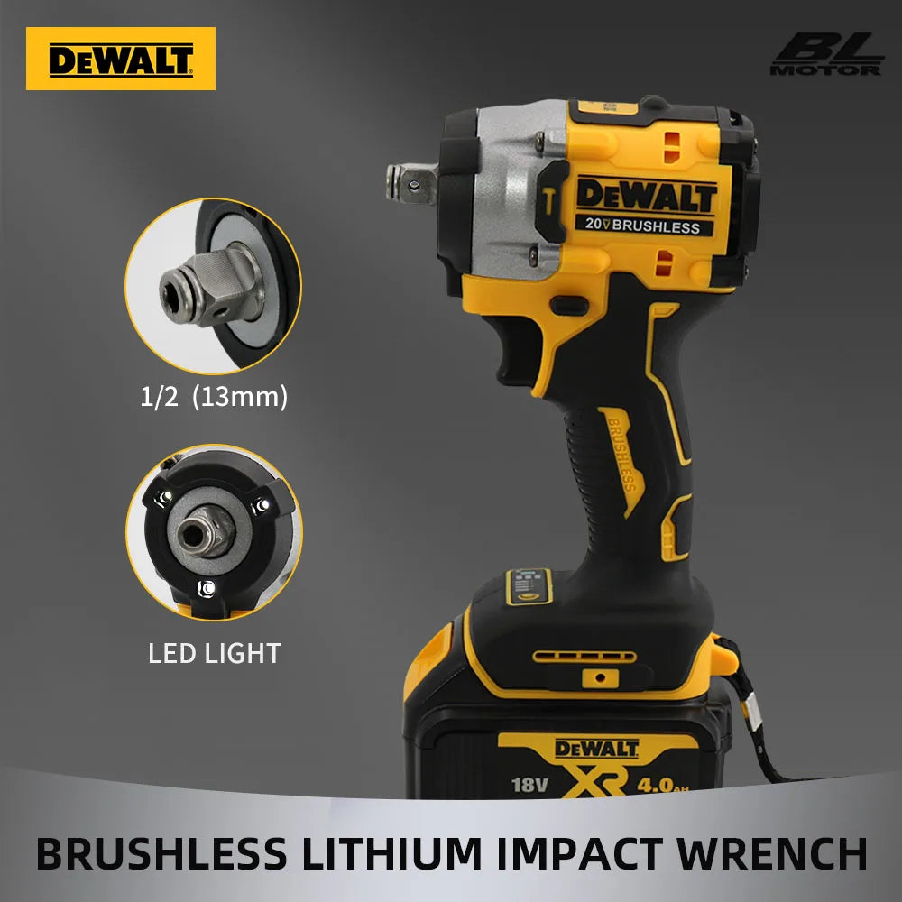 DEWALT DCF921 20V Cordless Impact Wrench –Rechargeable,Variable Speed,Handheld