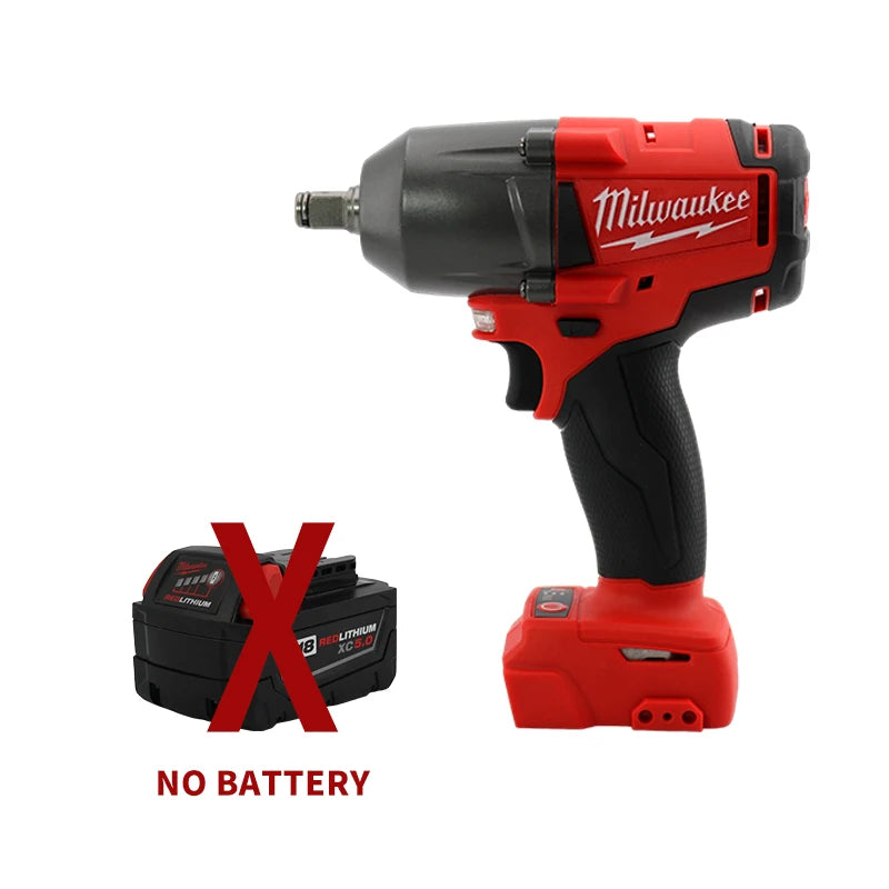 "Milwaukee 18V Mid-Torque Cordless Impact Wrench – High Speed, Pro Car Repair