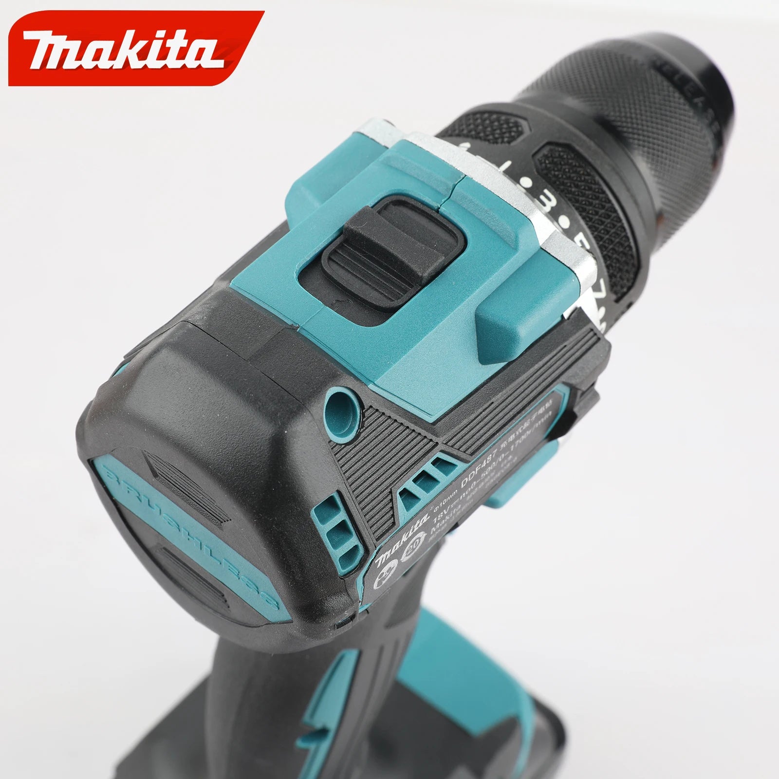 Makita DDF487-10 18V Cordless Driver Drill,Brushless,Power Tool for