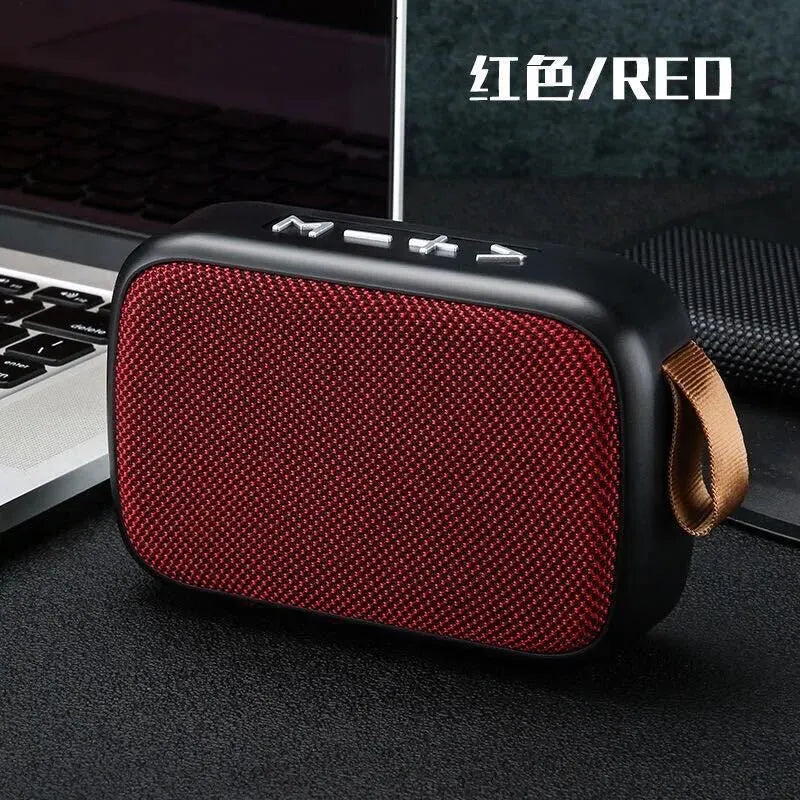 Portable Wireless Bluetooth Speaker -  Subwoofer, Mini Home Cloth Card Design