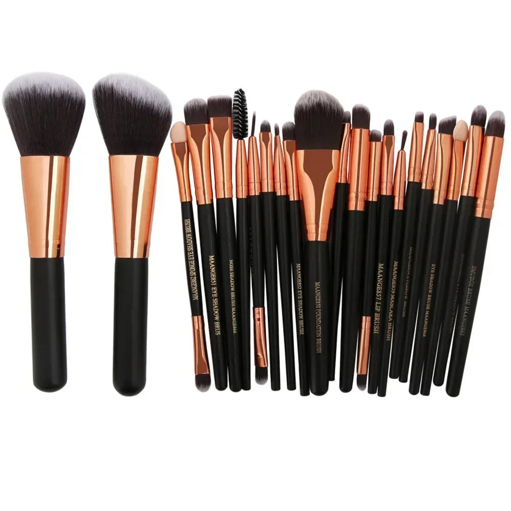 Professional Makeup Brush Tools Set - 3/13/22pcs for Eyeshadow & Eyeliner