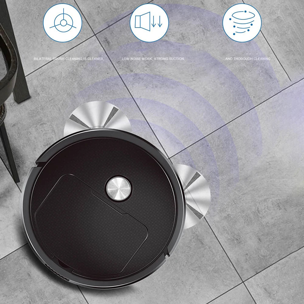 3 In 1 Smart Sweeping Robot Home Mini Sweeper Sweeping and Vacuuming Wireless Vacuum Cleaner Sweeping Robots For Home Use