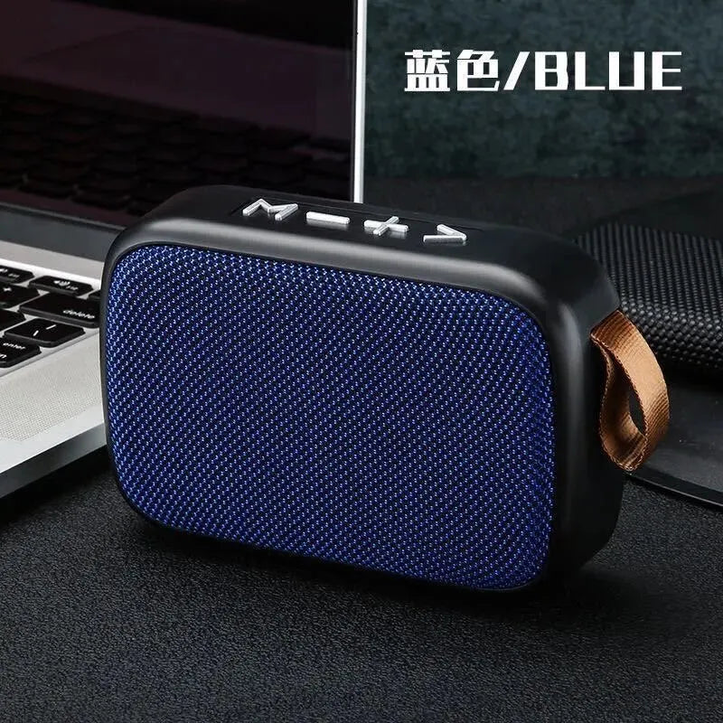 Portable Wireless Bluetooth Speaker -  Subwoofer, Mini Home Cloth Card Design