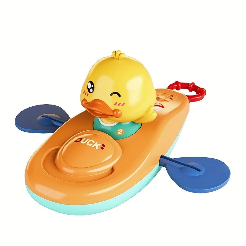 1 Pc Little Yellow Duck Kayak Toy Swimming Pool Bathroom Toy 1 Pc Little Yellow Duck Kayak Toy Swimming Pool Bathroom Toy