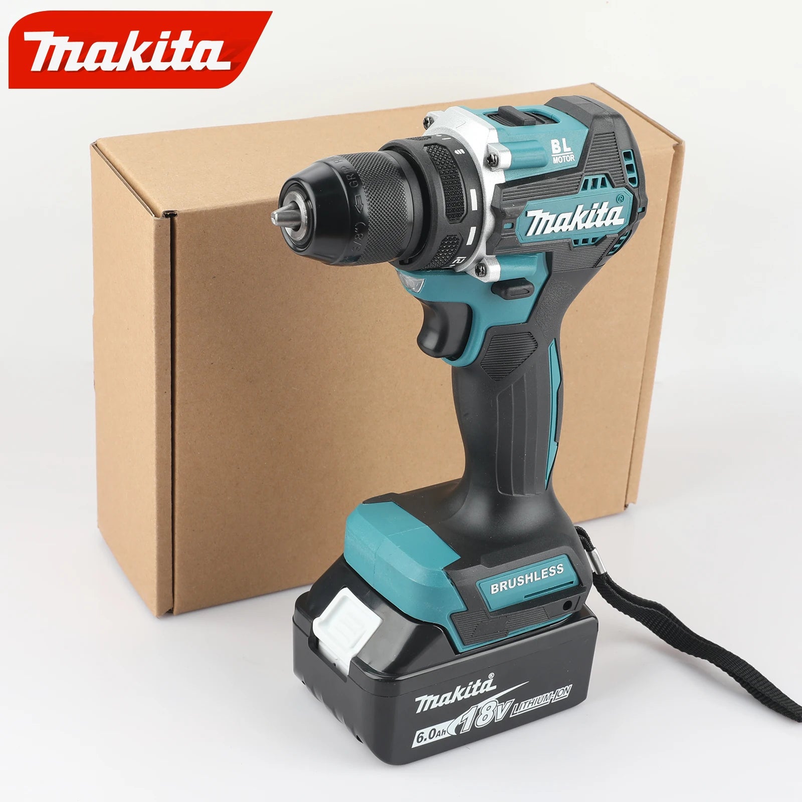 Makita DDF487-10 18V Cordless Driver Drill,Brushless,Power Tool for