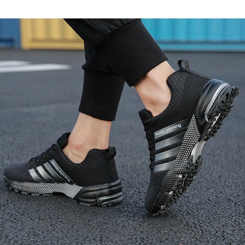 New large size men's casual sneakers Fashion easily breathable men's sneakers Comfortable running men's shoes