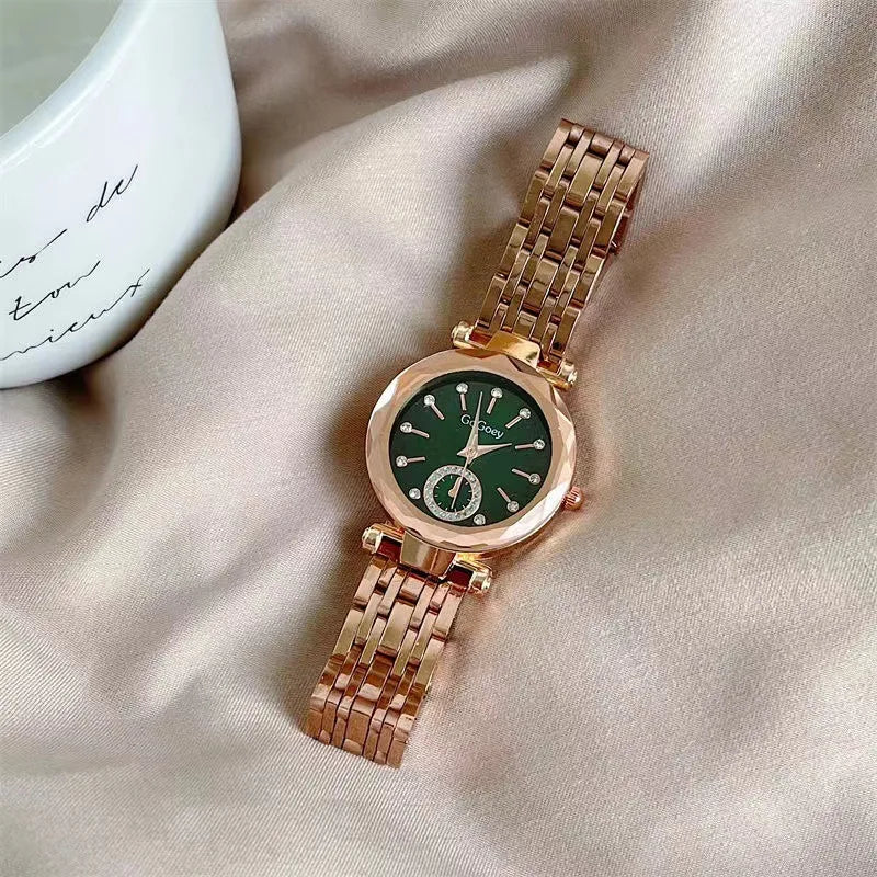 2025 New Brand Women Watches Fashion Steel Ladies Quartz Watch Reloj Mujer Marcas Famosas De Lujo gift Wristwatch Dropshipping