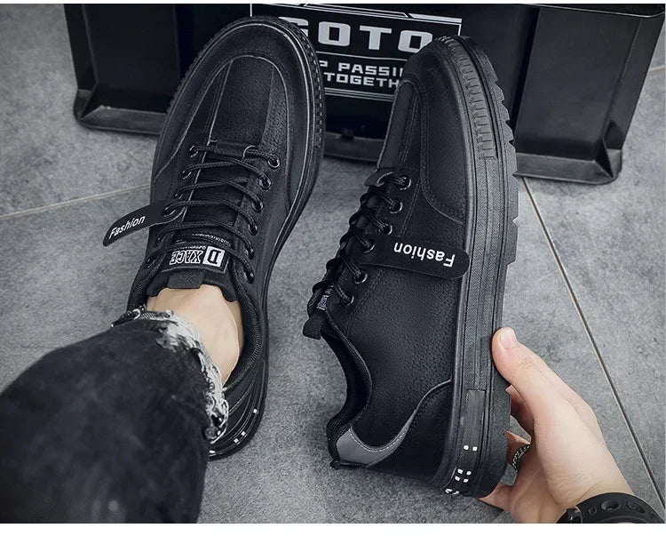 2025 Fashion Casual Shoes for Men, Breathable and Versatile with Slip-Resistant Outsole, Rubber Upper and Sports Insoles