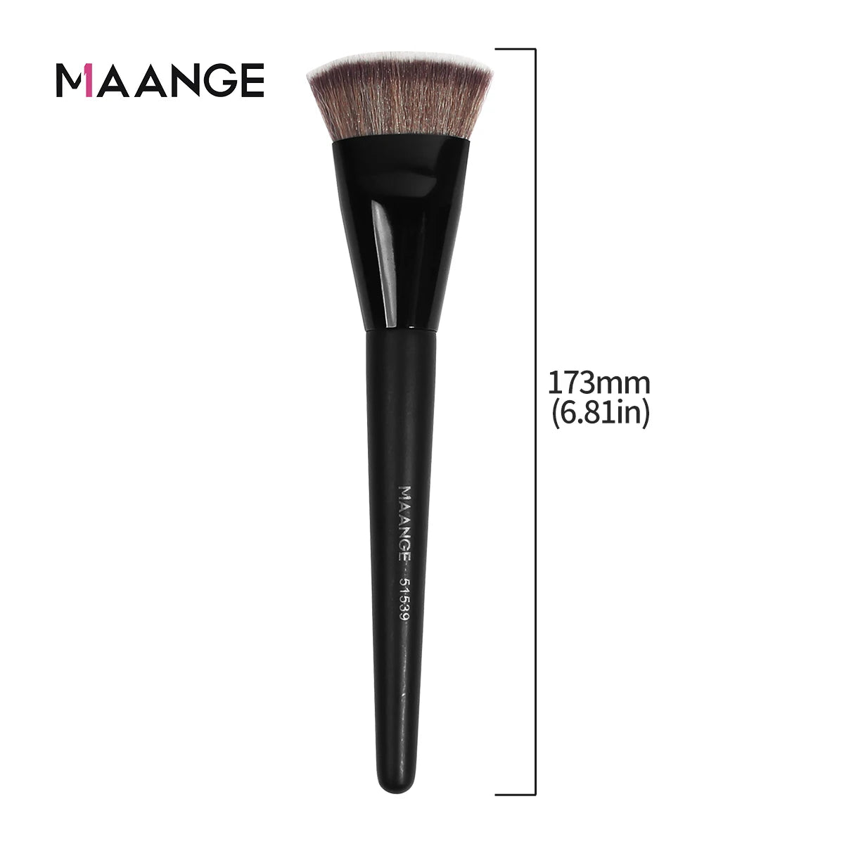 MAANGE  Head Foundation Brush with Box - Skin-Friendly Makeup Tool for All Uses