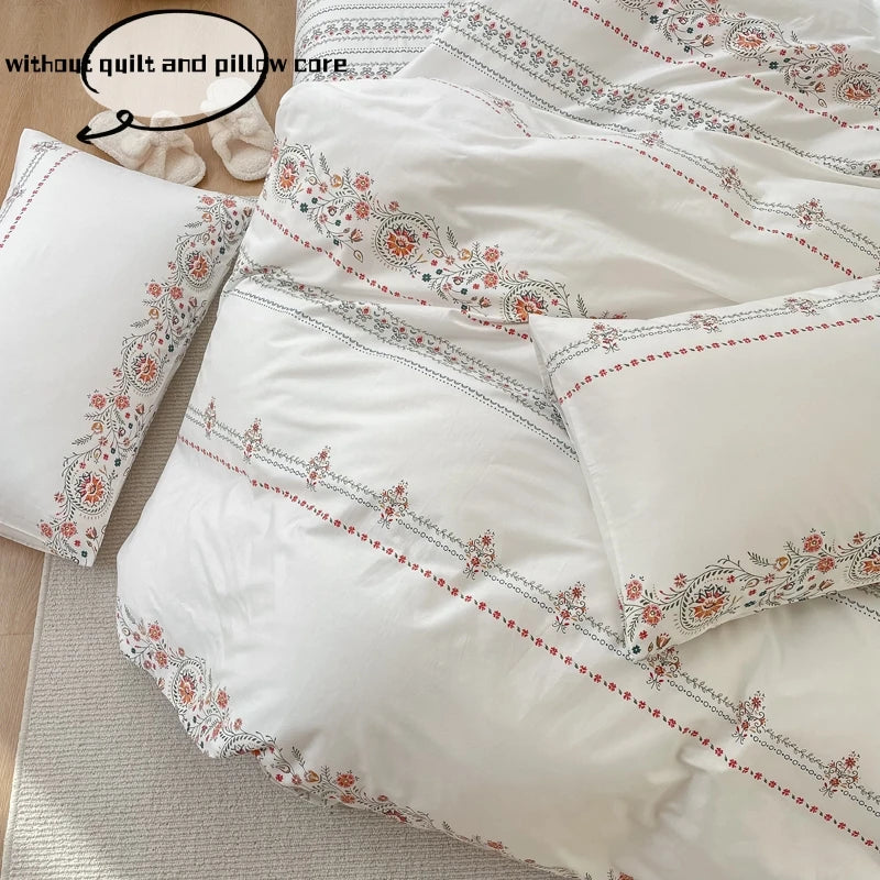 100% cotton bedding Set Girls Twin Queen King Size Duvet Cover Pillowcase 3pcs (1duvet cover and 2pcs pillowcase) without core