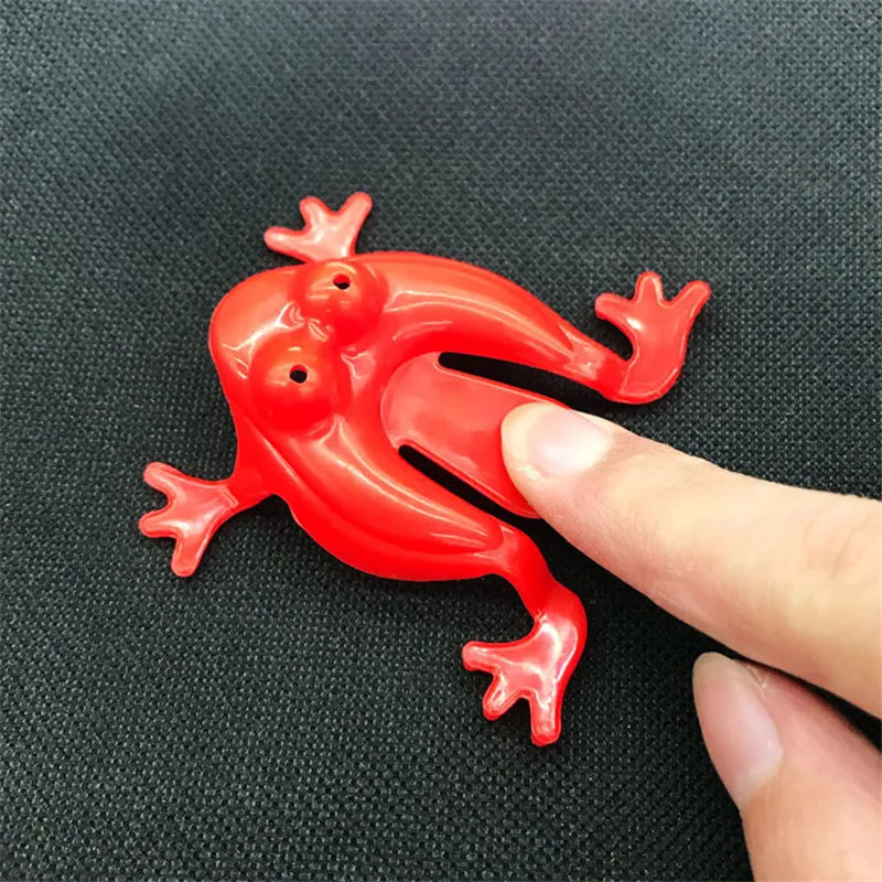 10-20Pcs Jumping Frog Bounce Fidget Toys For Kids Novelty Assorted  Stress Reliever Toys For Children Birthday Gift Party Favor