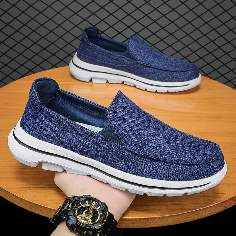 Men's Canvas Shoes Outdoor Casual Denim Vulcanize Shoes Fashion Luxury Style Designer Breathable Men Sneakers Loafers