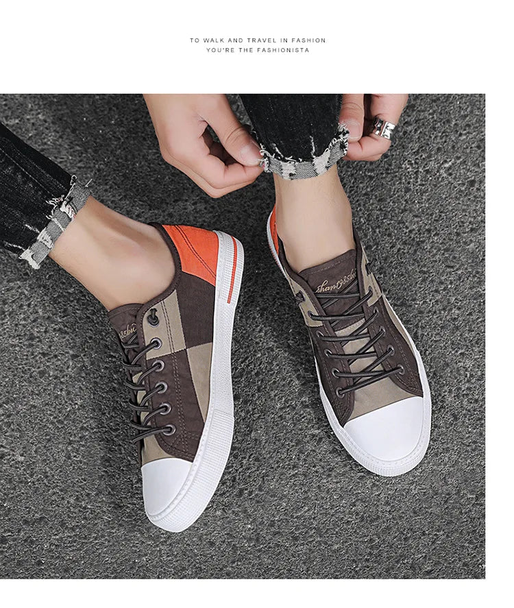 Breathable Summer Casual Shoes Men's Versatile Beijing Cloth Shoes Lazy Person's Slip-Ons Sports Trendy Shoes