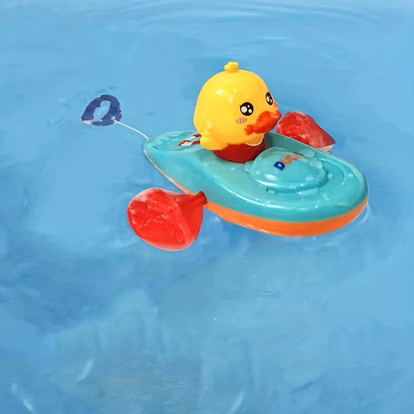 1 Pc Little Yellow Duck Kayak Toy Swimming Pool Bathroom Toy 1 Pc Little Yellow Duck Kayak Toy Swimming Pool Bathroom Toy