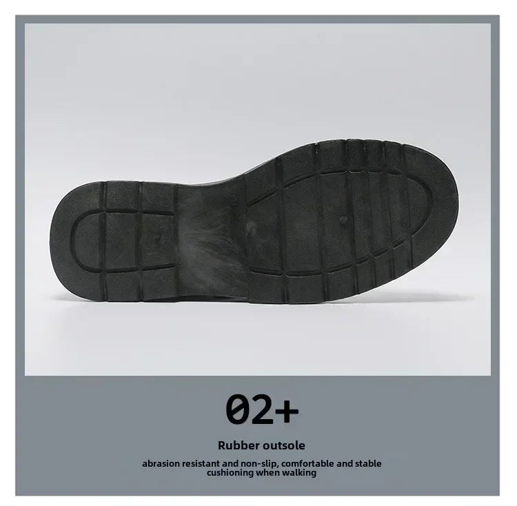 2025 Fashion Casual Shoes for Men, Breathable and Versatile with Slip-Resistant Outsole, Rubber Upper and Sports Insoles