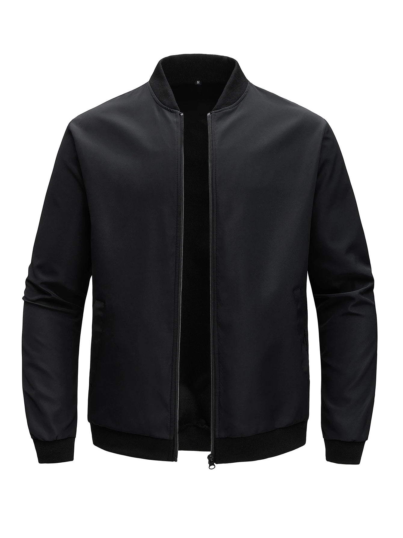 Spring Autumn Men's Baseball Collar Jacket - Casual Business Lightweight  Coat