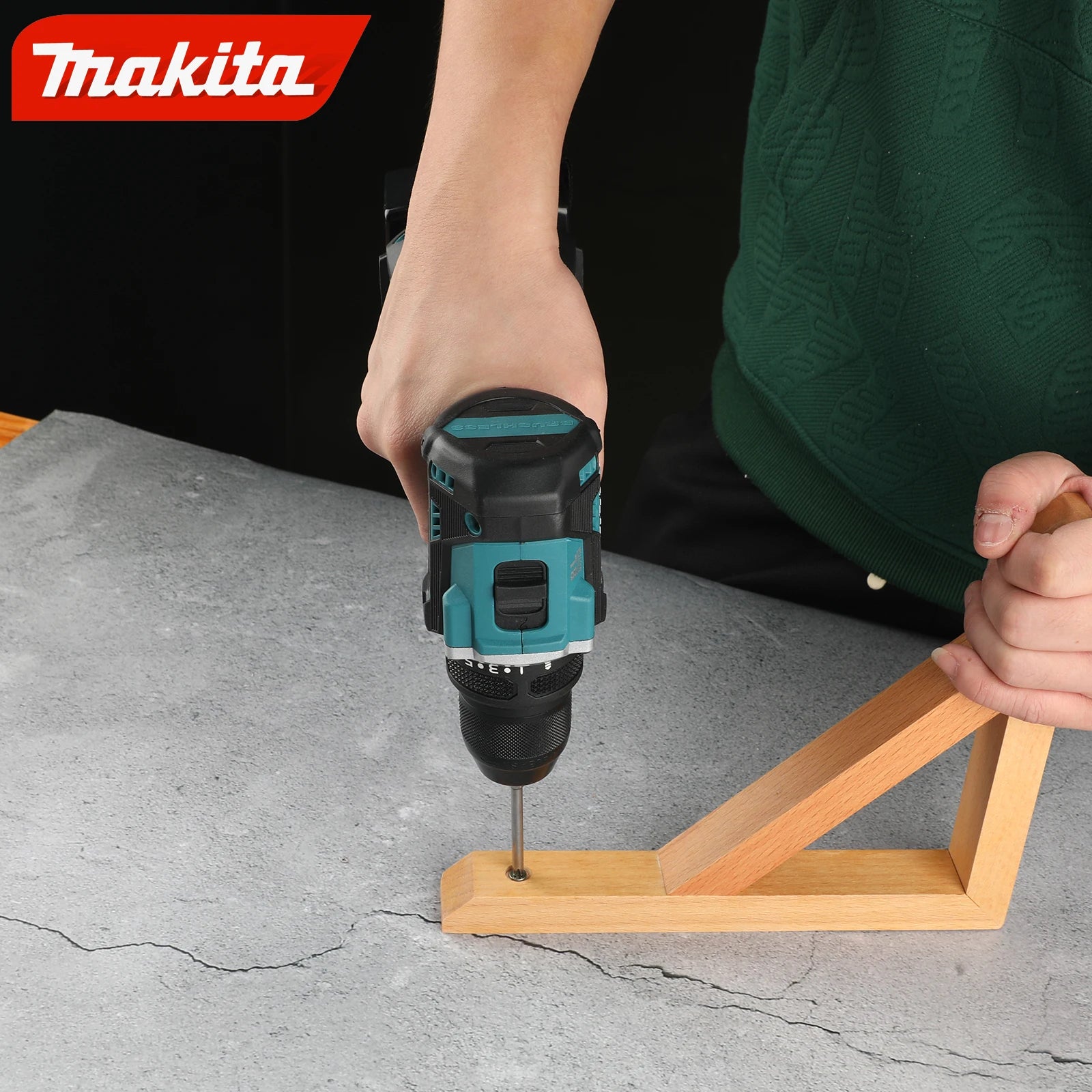 Makita DDF487-10 18V Cordless Driver Drill,Brushless,Power Tool for