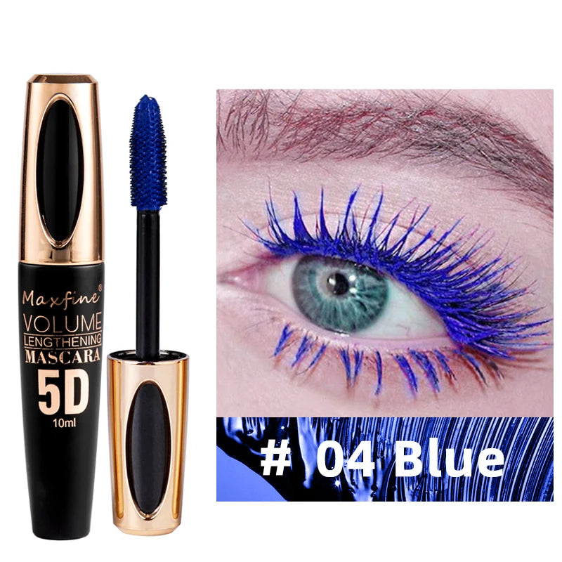 5D Silk Mascara with Big Eyes Strong and Lasting Black Waterproof and Non-caking