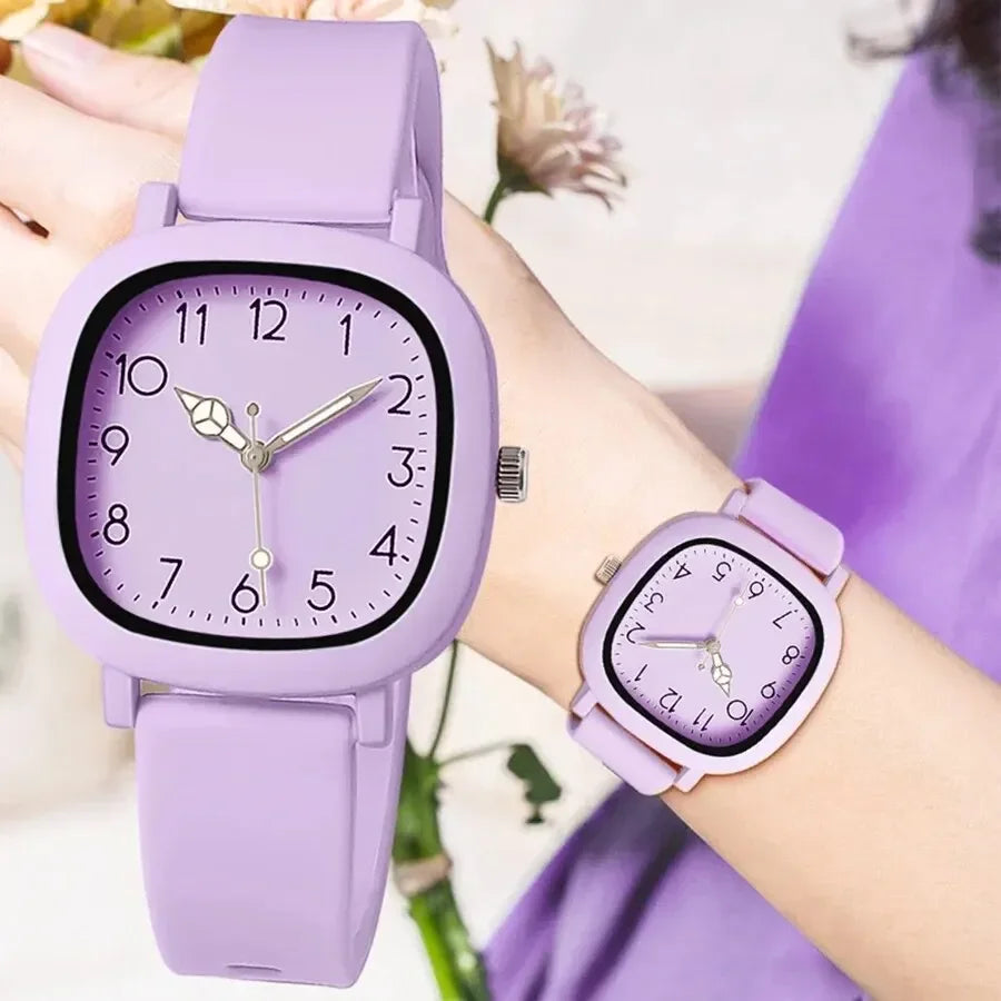 Fashion Brand Bear Women Quartz Watch 2024 Ladies Casual Silicone Jelly Watches Clock Girl Gift Zegarek Damski