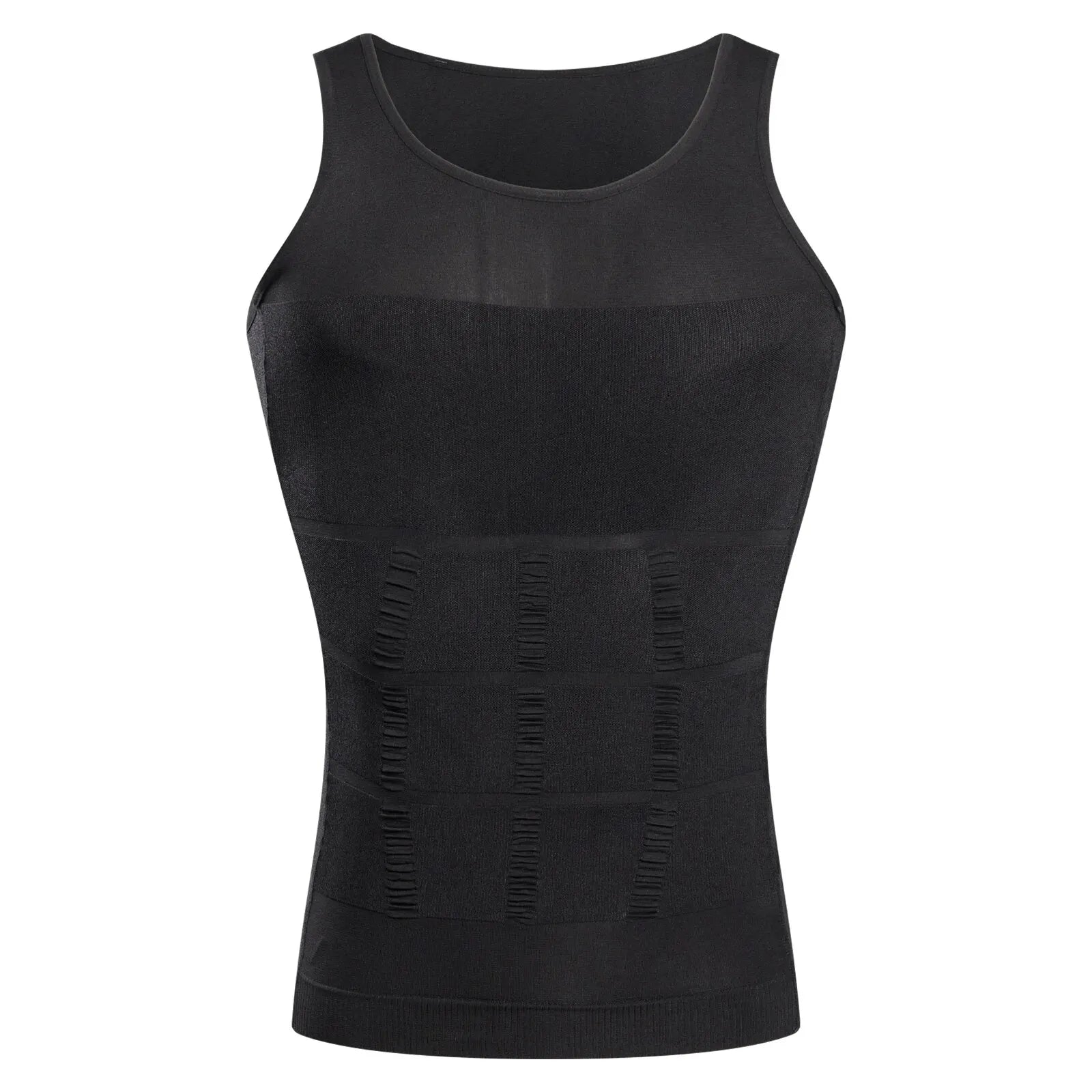 YBFDO Men's Slimming Body Shaper Compression Vest - Waist Trainer Tank