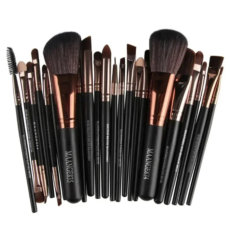 Professional Makeup Brush Tools Set - 3/13/22pcs for Eyeshadow & Eyeliner