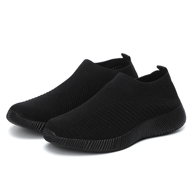 2024 New Fashion Sneakers For Women Casual Shoes Comfortable Soft Sneakers Women Slip On Sock Shoes For Women Ladies Flat Shoes