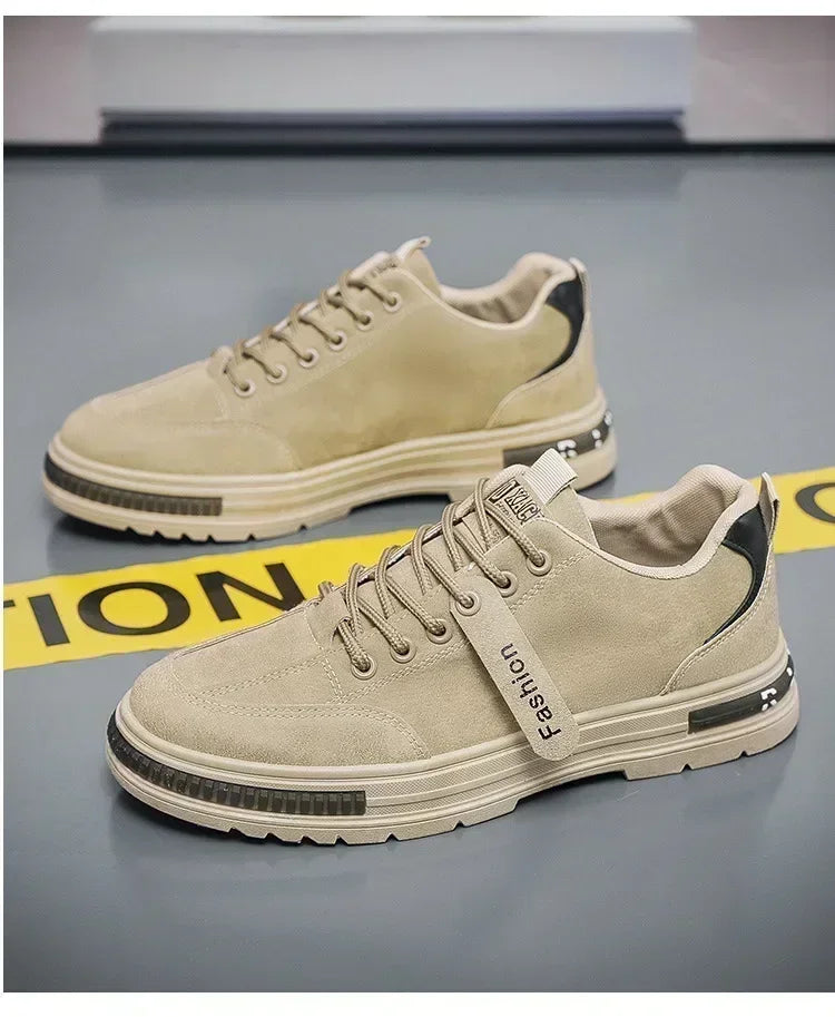 2025 Fashion Casual Shoes for Men, Breathable and Versatile with Slip-Resistant Outsole, Rubber Upper and Sports Insoles