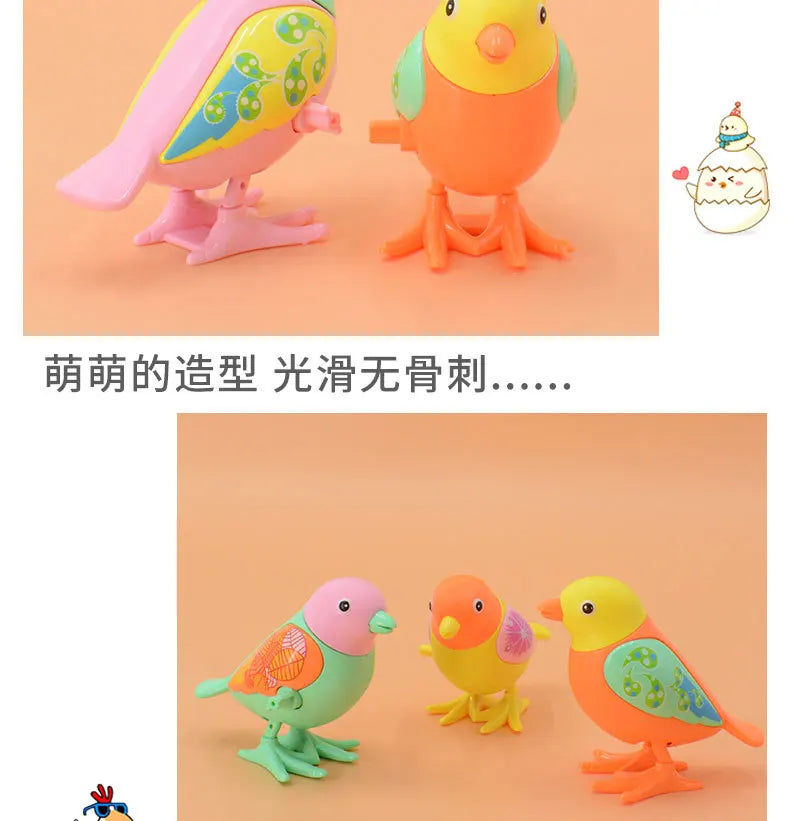 New Clockwork Toy Children's Cartoon Winding Creative Jumping Little Magpie Bird Puzzle Small Animal Baby Gift