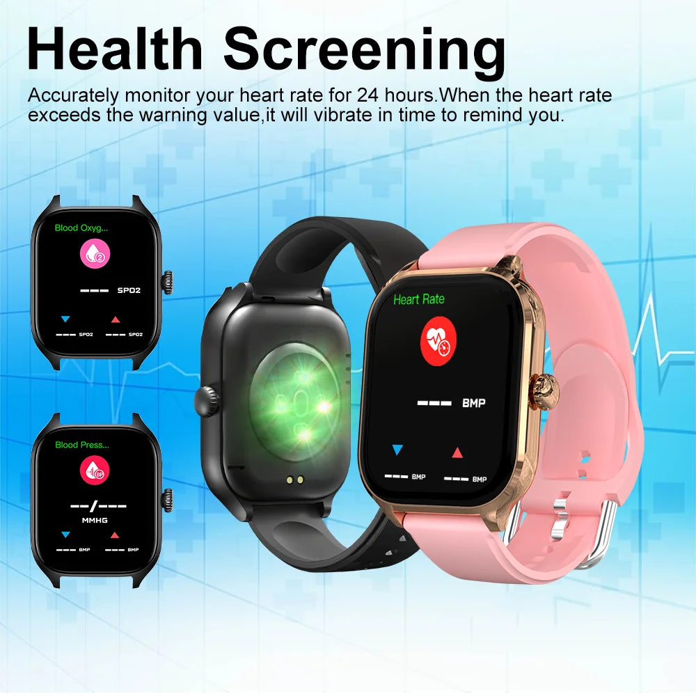 Smartwatch with Call Dialing, Calorie Tracking, Heart Rate & Oxygen Monitor