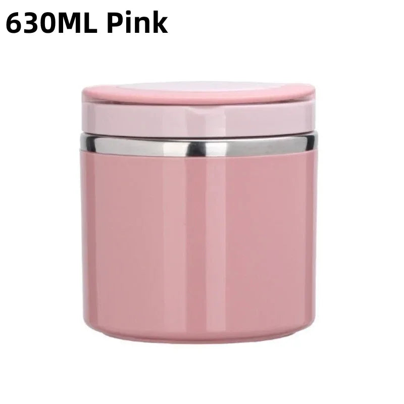 630/1000ml Food Thermal Jar Insulated Soup Cup Thermos Containers