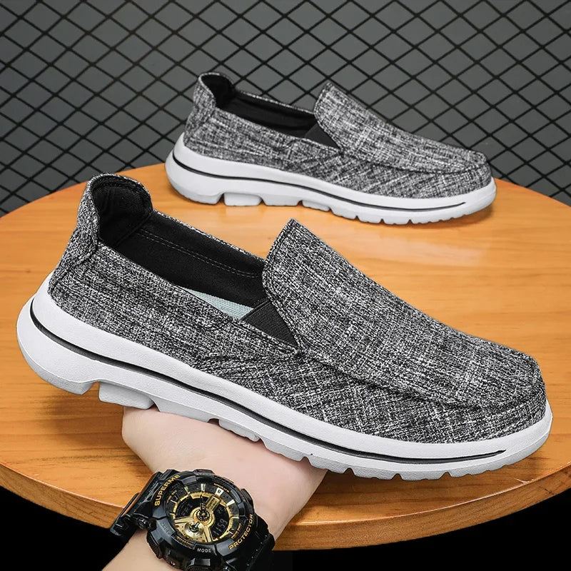 Men's Canvas Shoes Outdoor Casual Denim Vulcanize Shoes Fashion Luxury Style Designer Breathable Men Sneakers Loafers